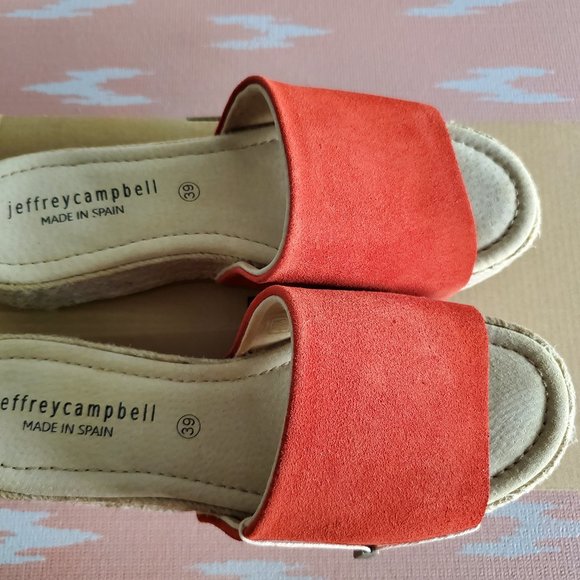 Jeffrey Campbell | Shoes | Brand New Jeffrey Campbell Pink  Jeffrey Campbell Sandals - Coral Suede Sz 39